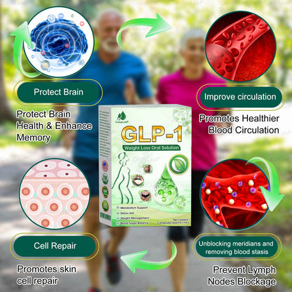 ✨Official Store |✨ CrazyLeaf® Meglutide GLP-1 Activating Oral Solutionwith Collagen & Matrixyl 3000|✨Obesity,Cardiovascular Diseas, Diabetes, Sleep Apnea, Joint Problems and More